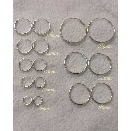 Argollas circular onix